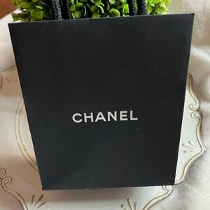 CHANEL Black Small Shopper Tote